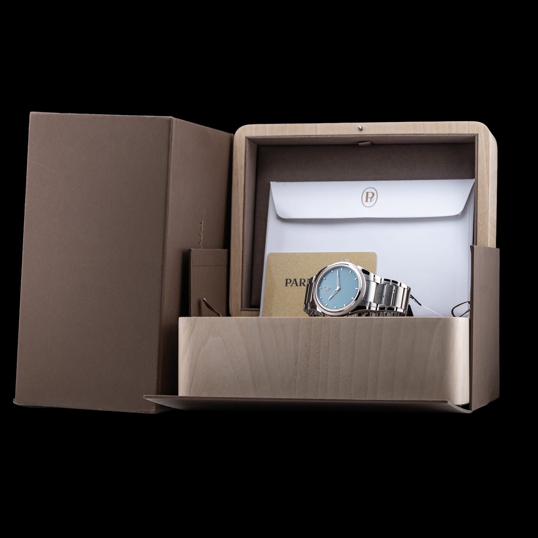 Parmigiani Fleurier Tonda PF Micro-Rotor Agave Blue Steel PFC914-1020023-100182