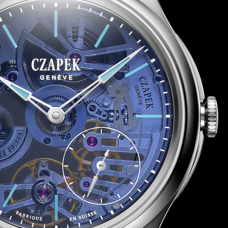 Czapek Promenade Transparencies Aqua Blue