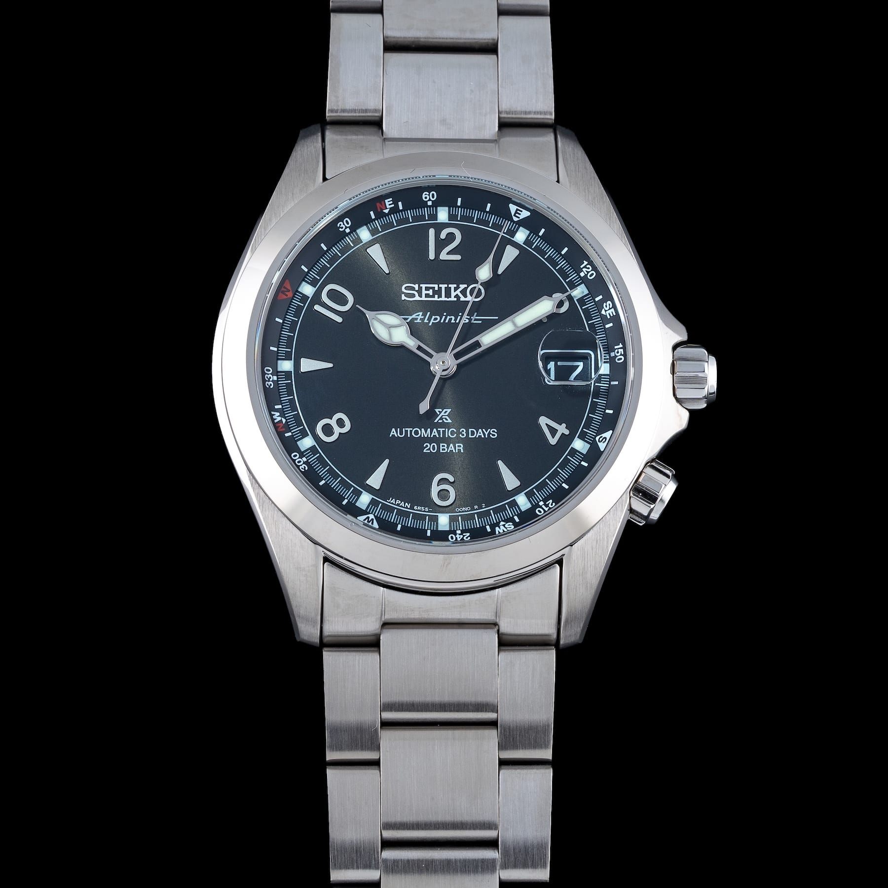 Seiko Prospex SPB505 Alpinist Black Dial
