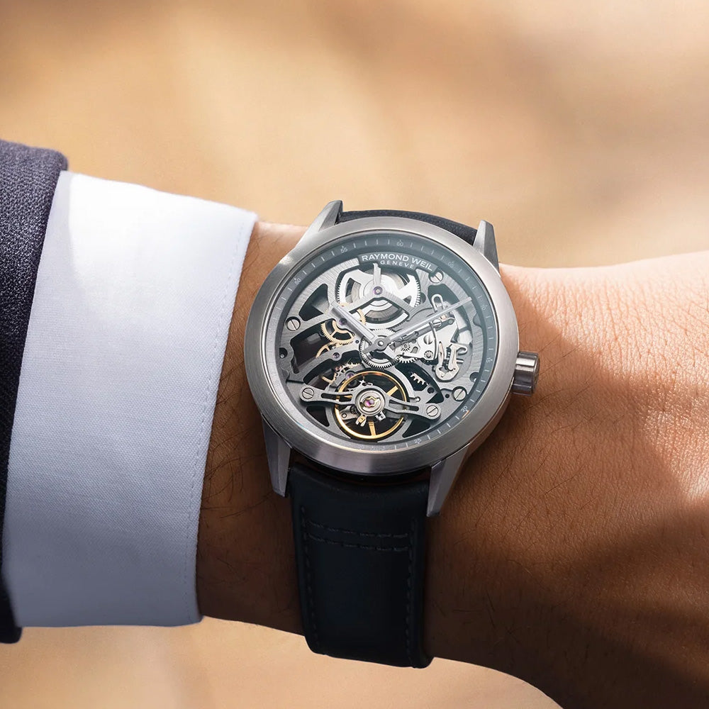 Raymond Weil Freelancer Calibre RW1212 Anthracite Skeleton Automatic 2786-STC-60000