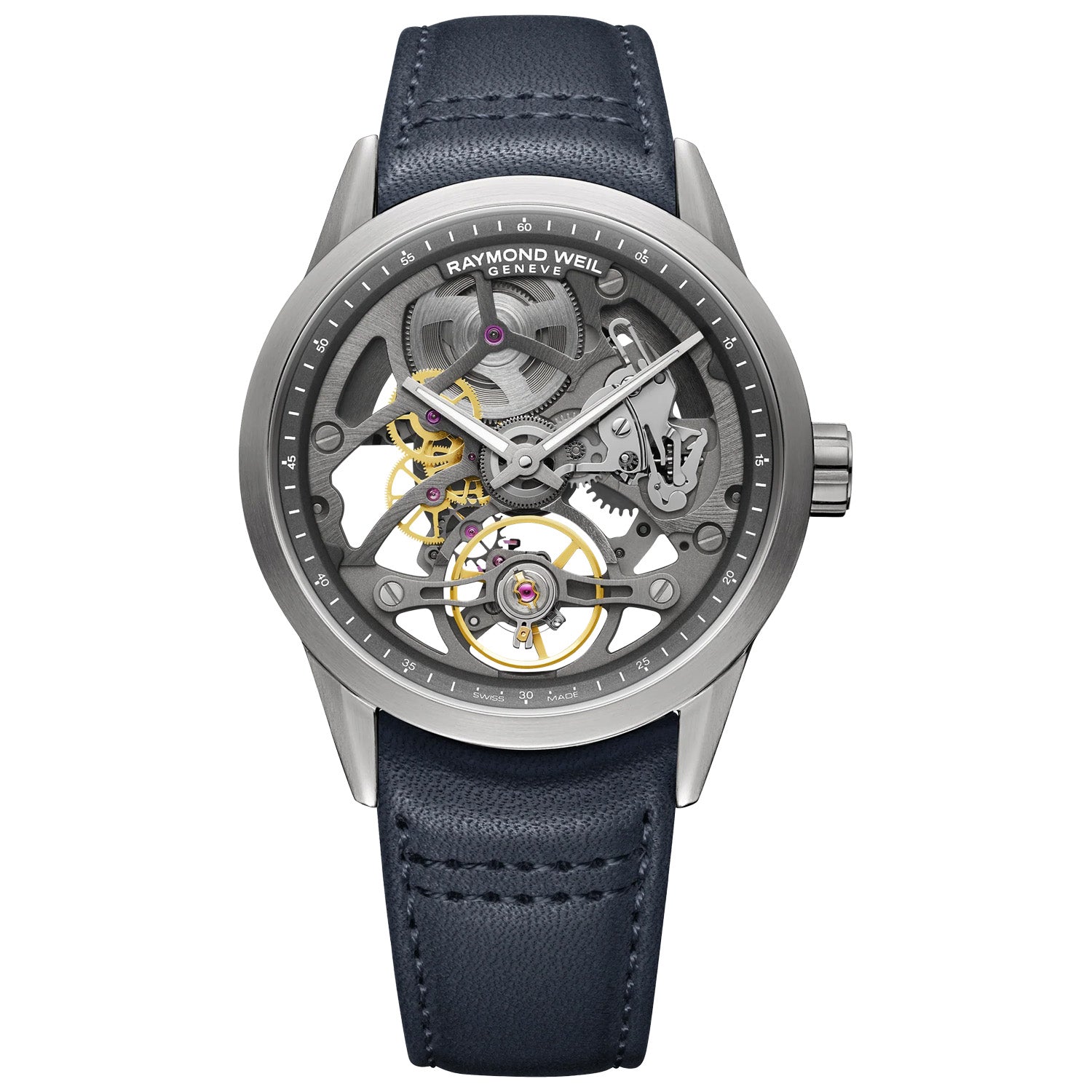Raymond Weil Freelancer Calibre RW1212 Anthracite Skeleton Automatic 2786-STC-60000