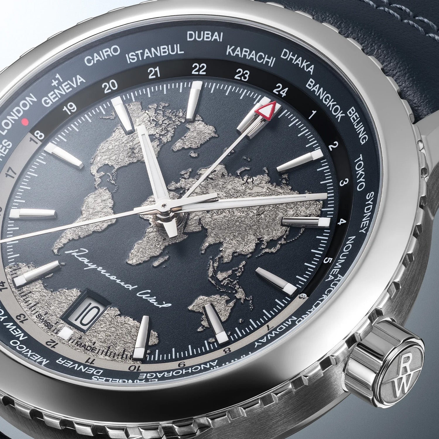 Raymond Weil Freelancer World-Traveller 2762-STC-02026