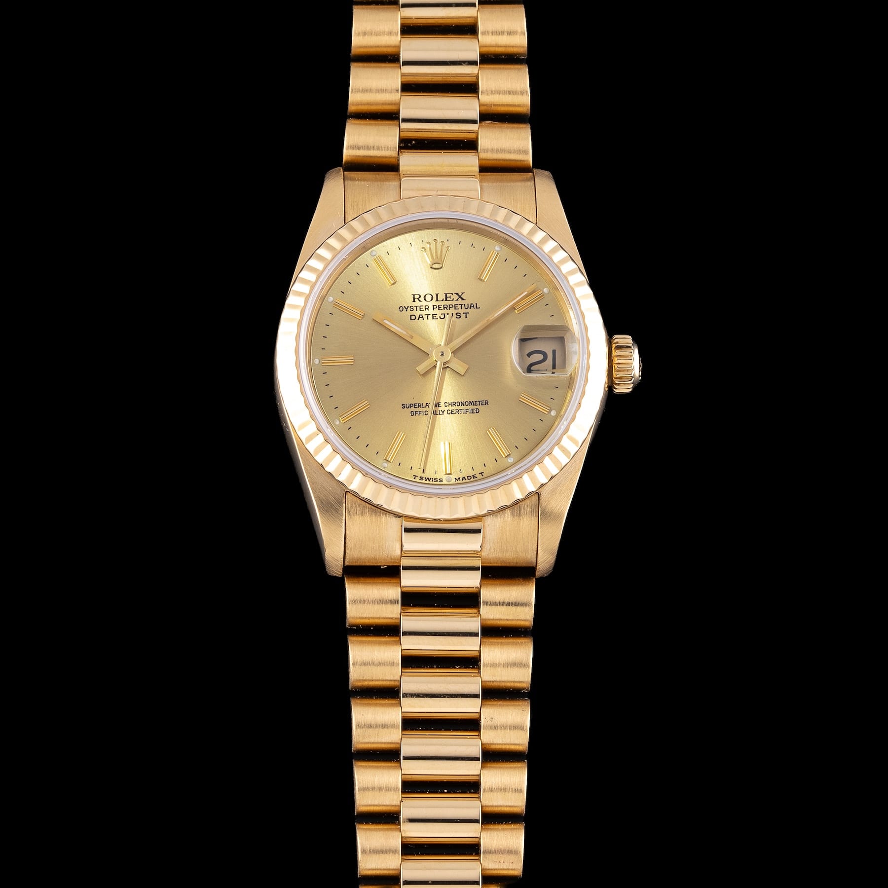 Rolex Datejust President 31mm 68278 Yellow Gold