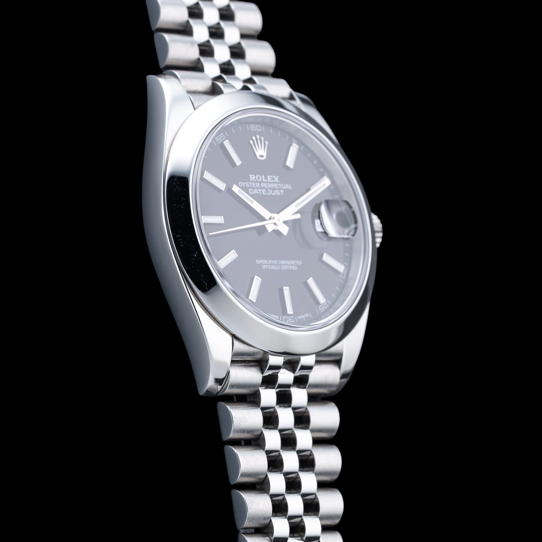 Rolex 126300 Datejust 41 Black Dial