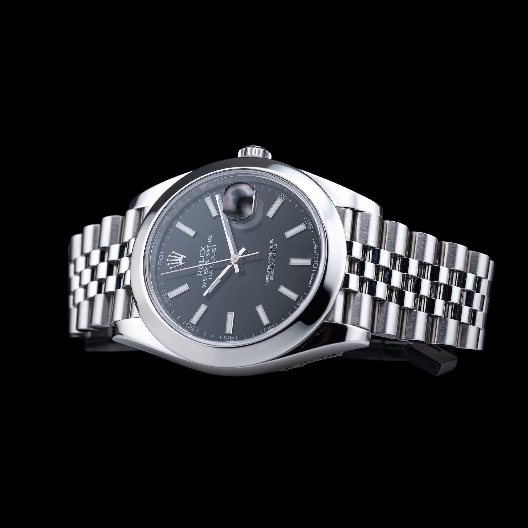 Rolex 126300 Datejust 41 Black Dial