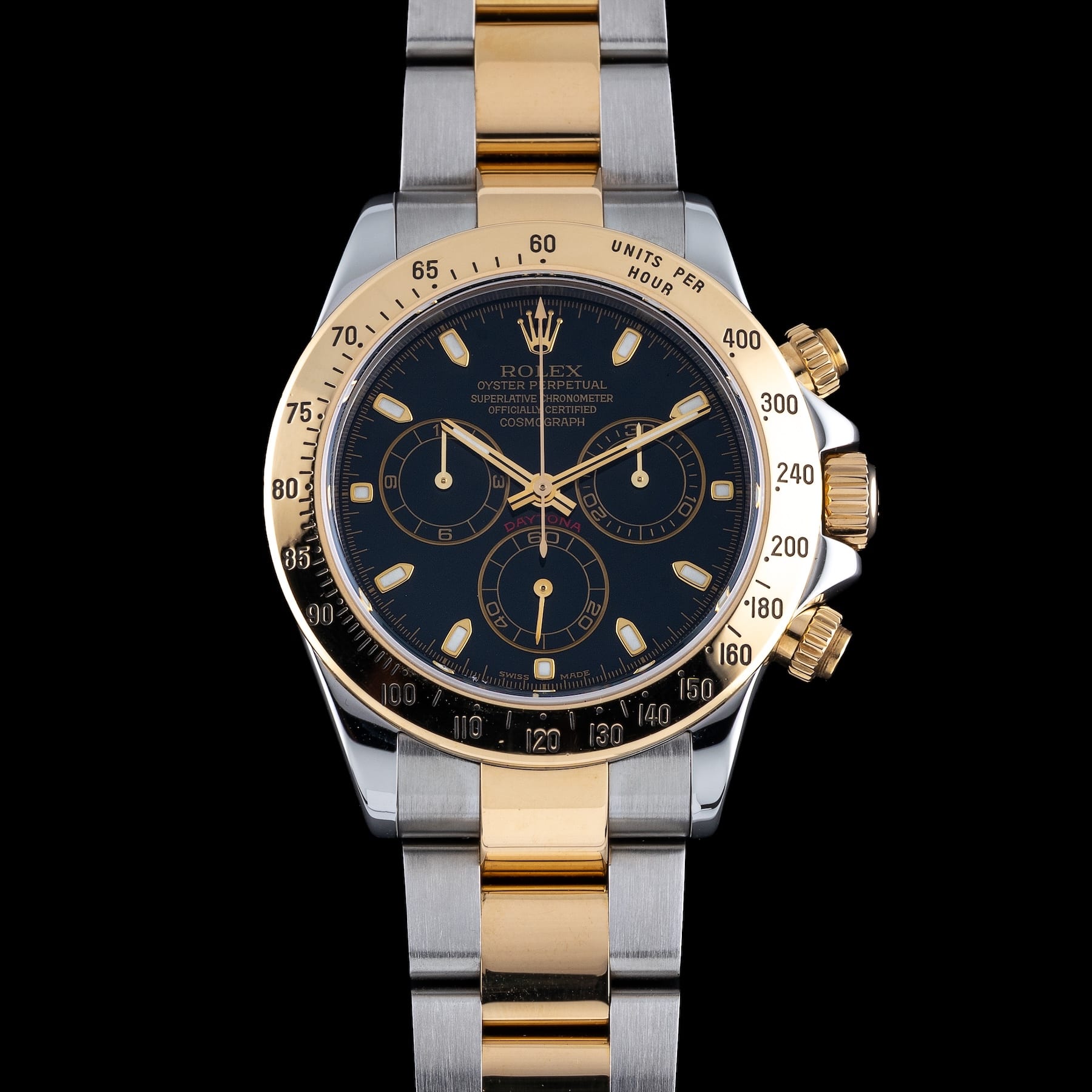 Rolex 116523-0039 Cosmograph Daytona Dual Tone Black 40mm