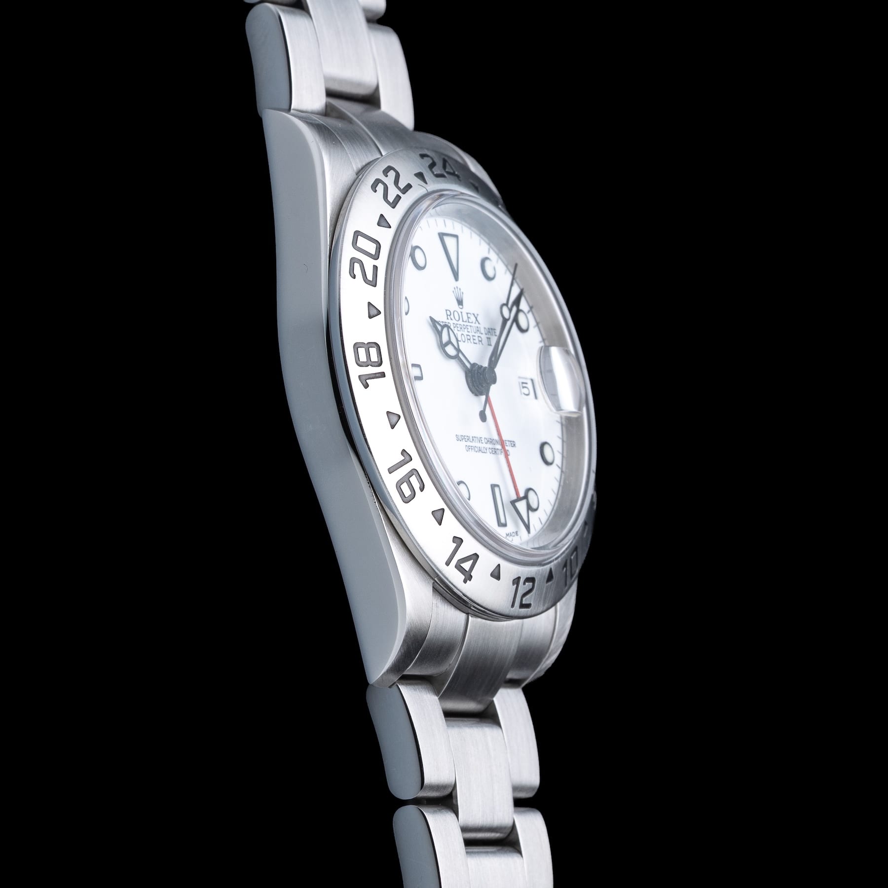 Rolex 16570 Explorer II Polar White Dial