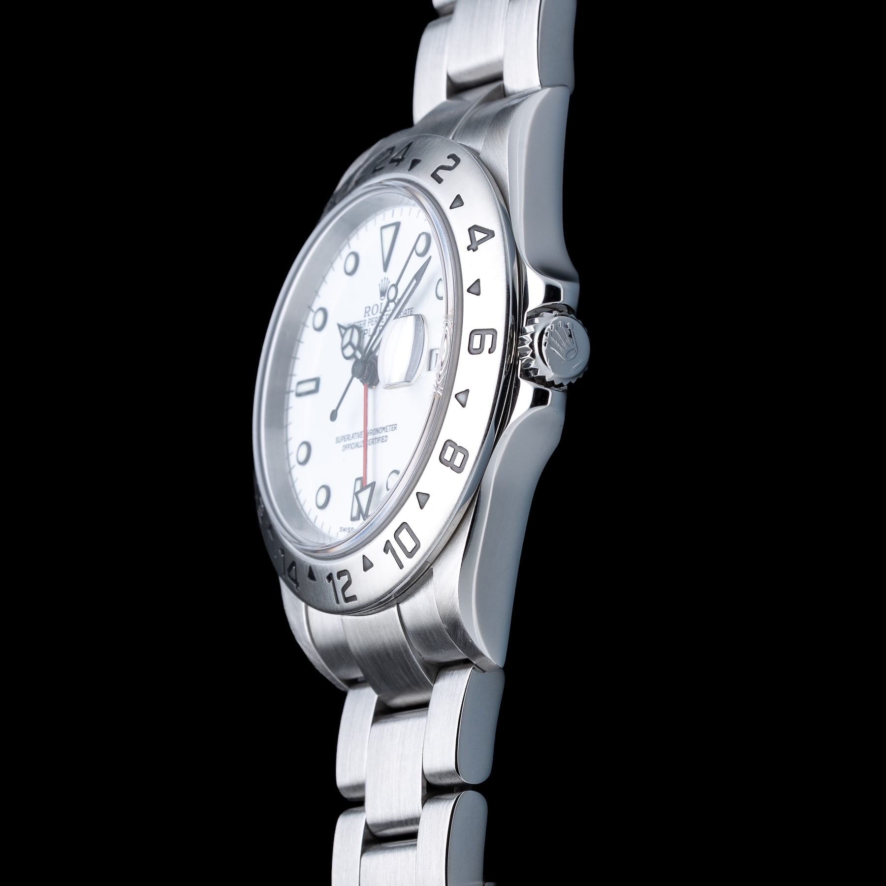Rolex 16570 Explorer II Polar White Dial