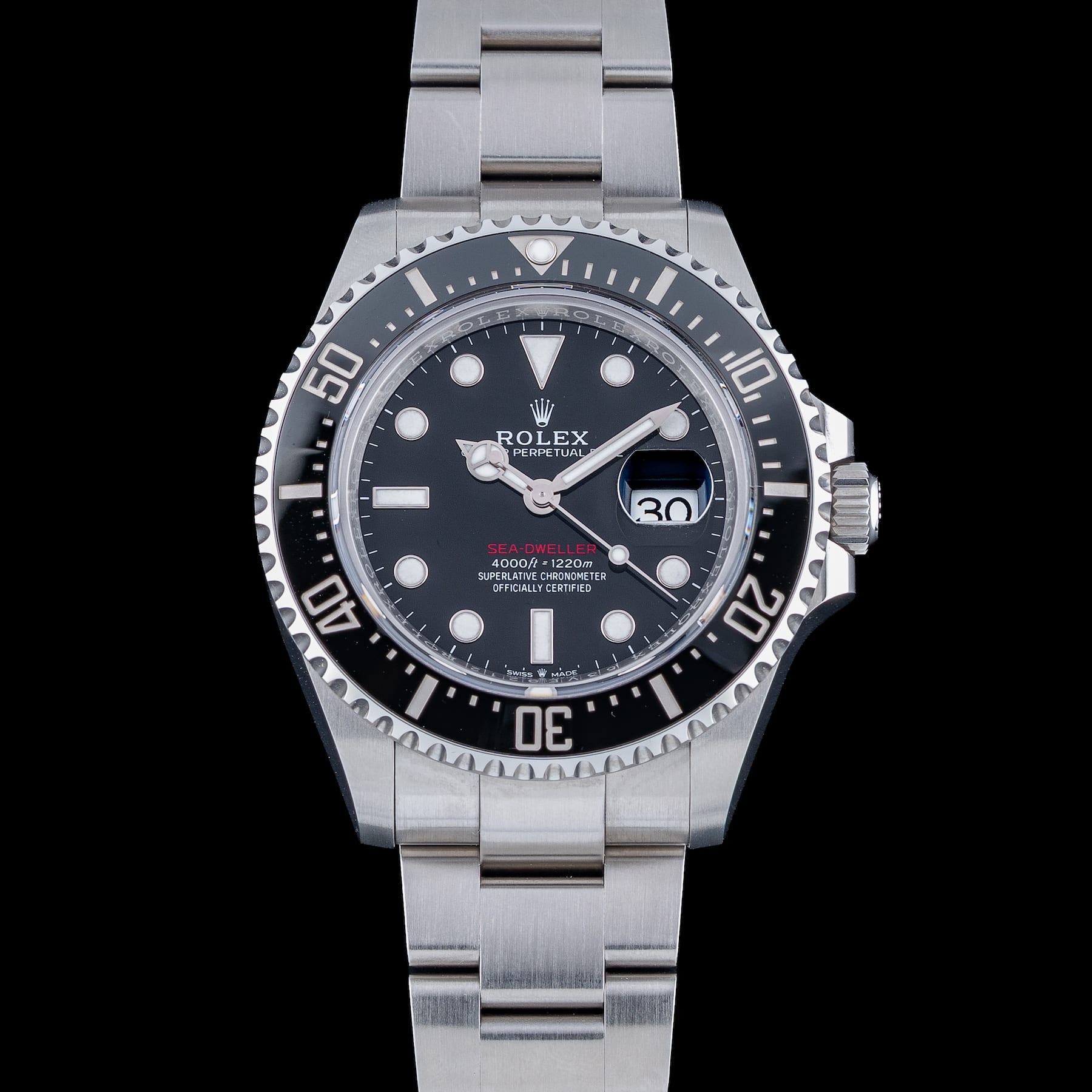 Rolex 126600-0002 Sea Dweller 43mm Black Dial Oyster Bracelet
