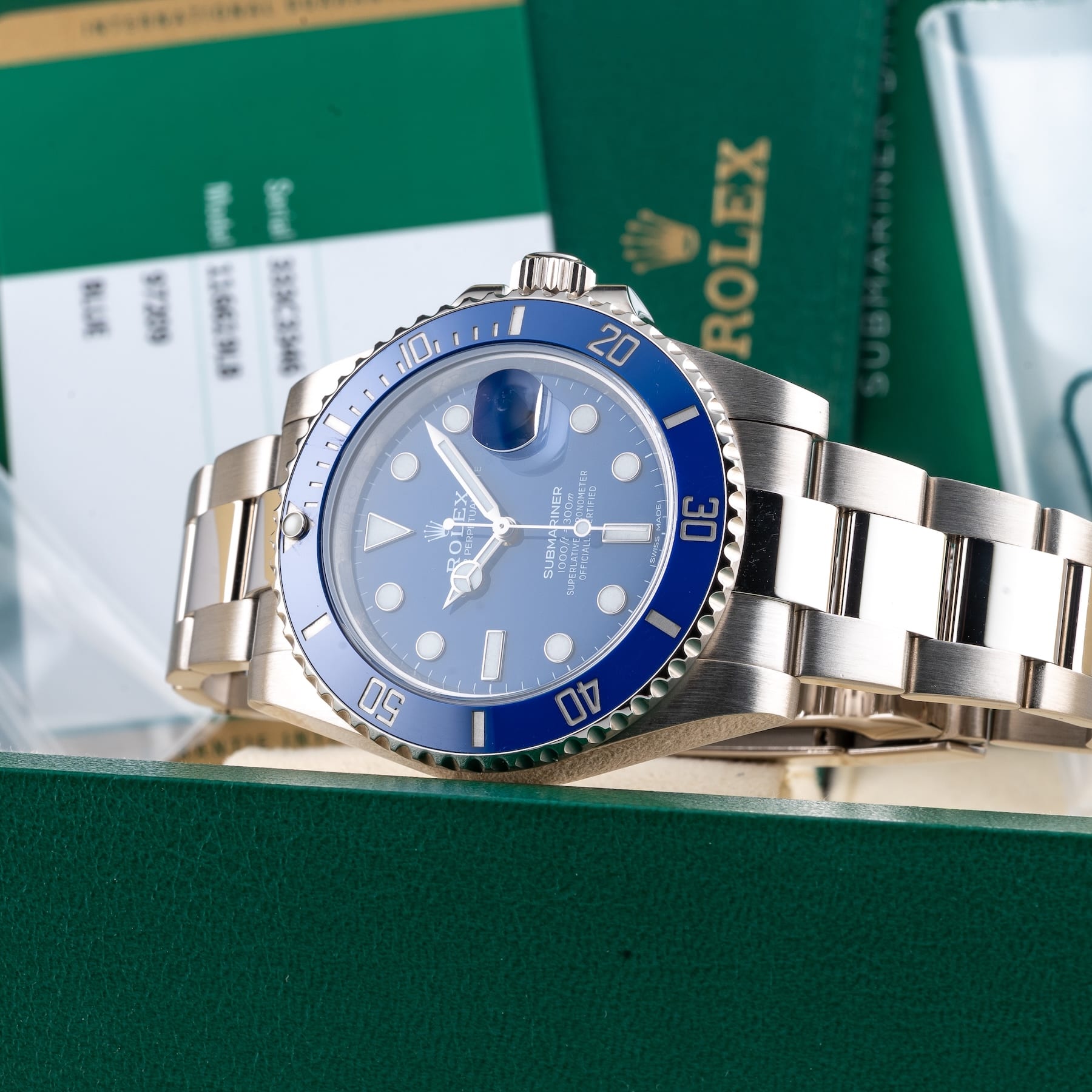 Rolex 116619LB-0001 Submariner Date Blue "Smurf" 40mm