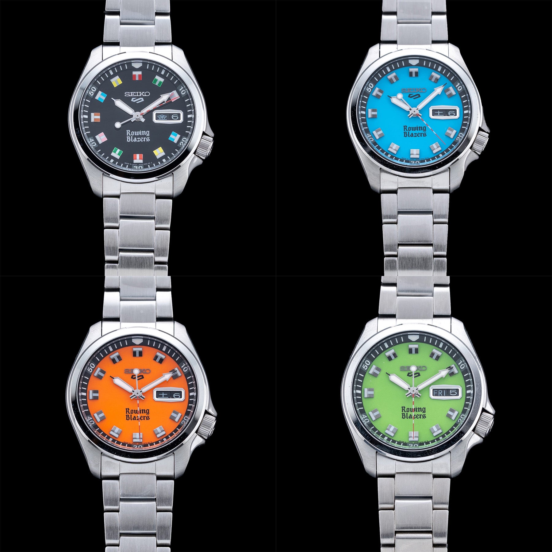 Seiko 5 Sports Rowing Blazers Full Set (4 Piece Set)