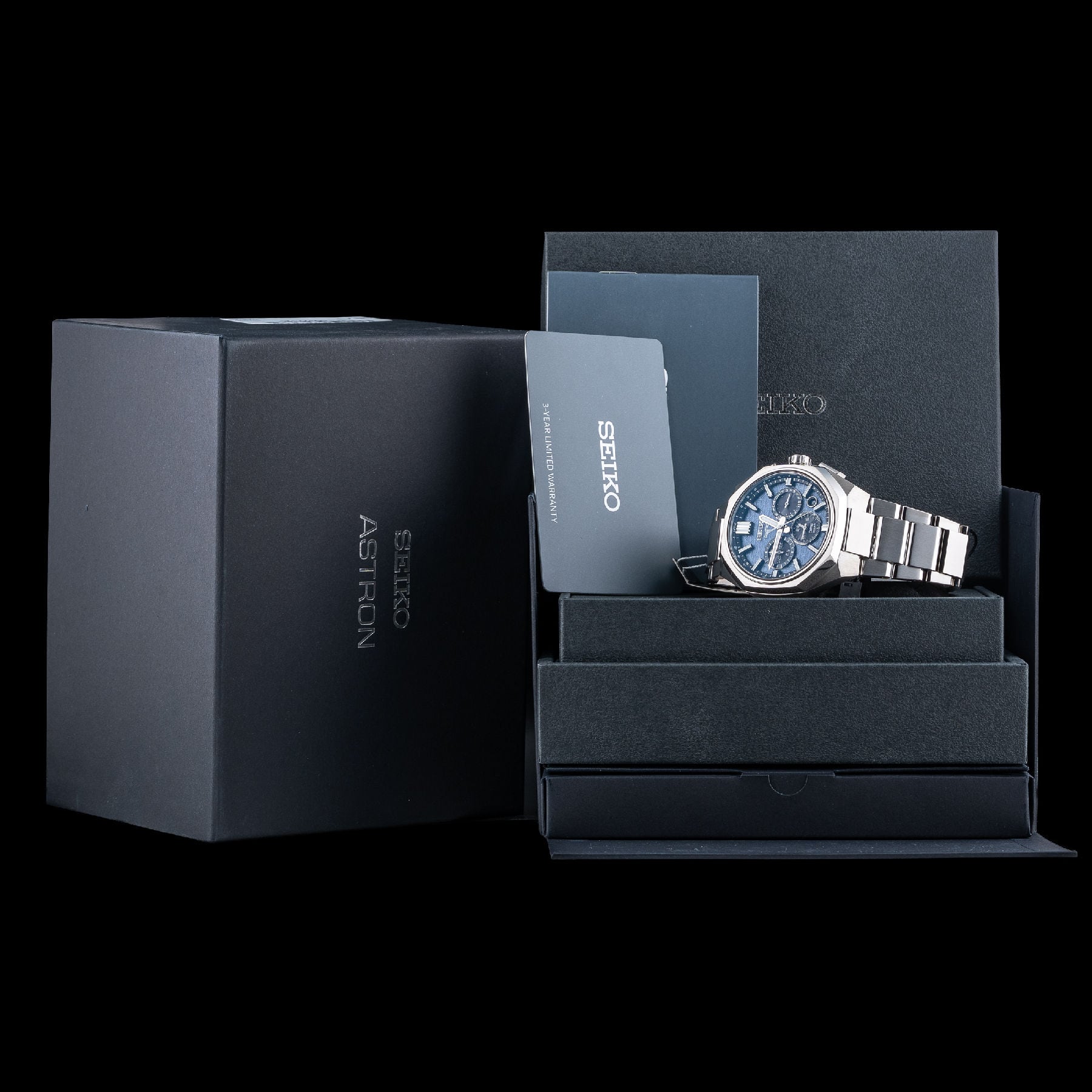 Seiko Astron HAB001 GPS Solar Chronograph Blue
