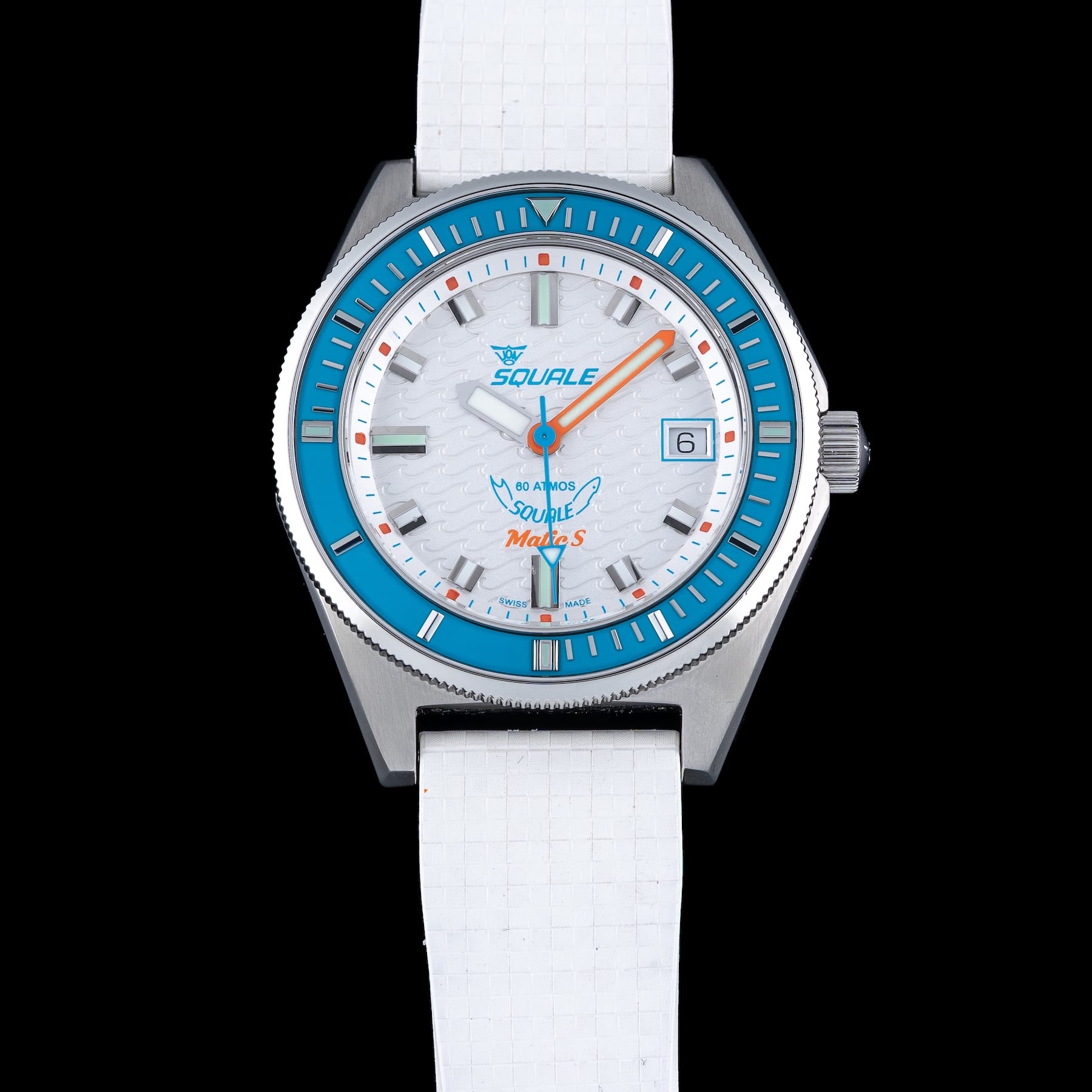 Squale Matic S White Rubber MATICLBWT.MRWT