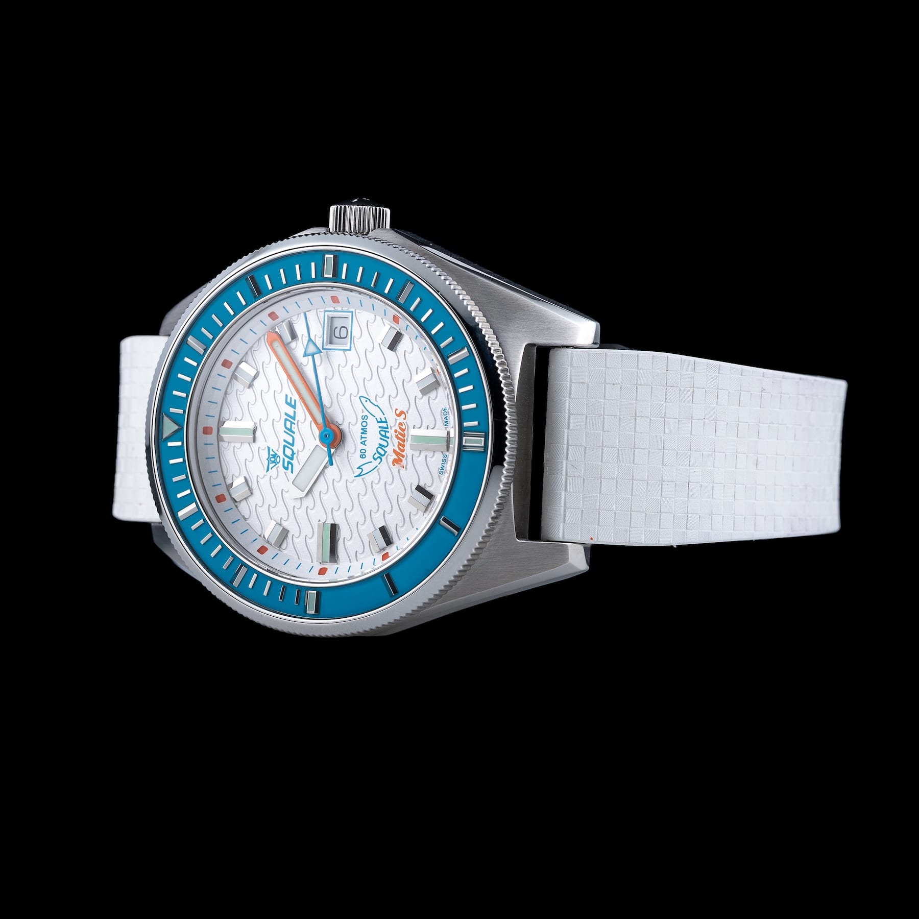 Squale Matic S White Rubber MATICLBWT.MRWT