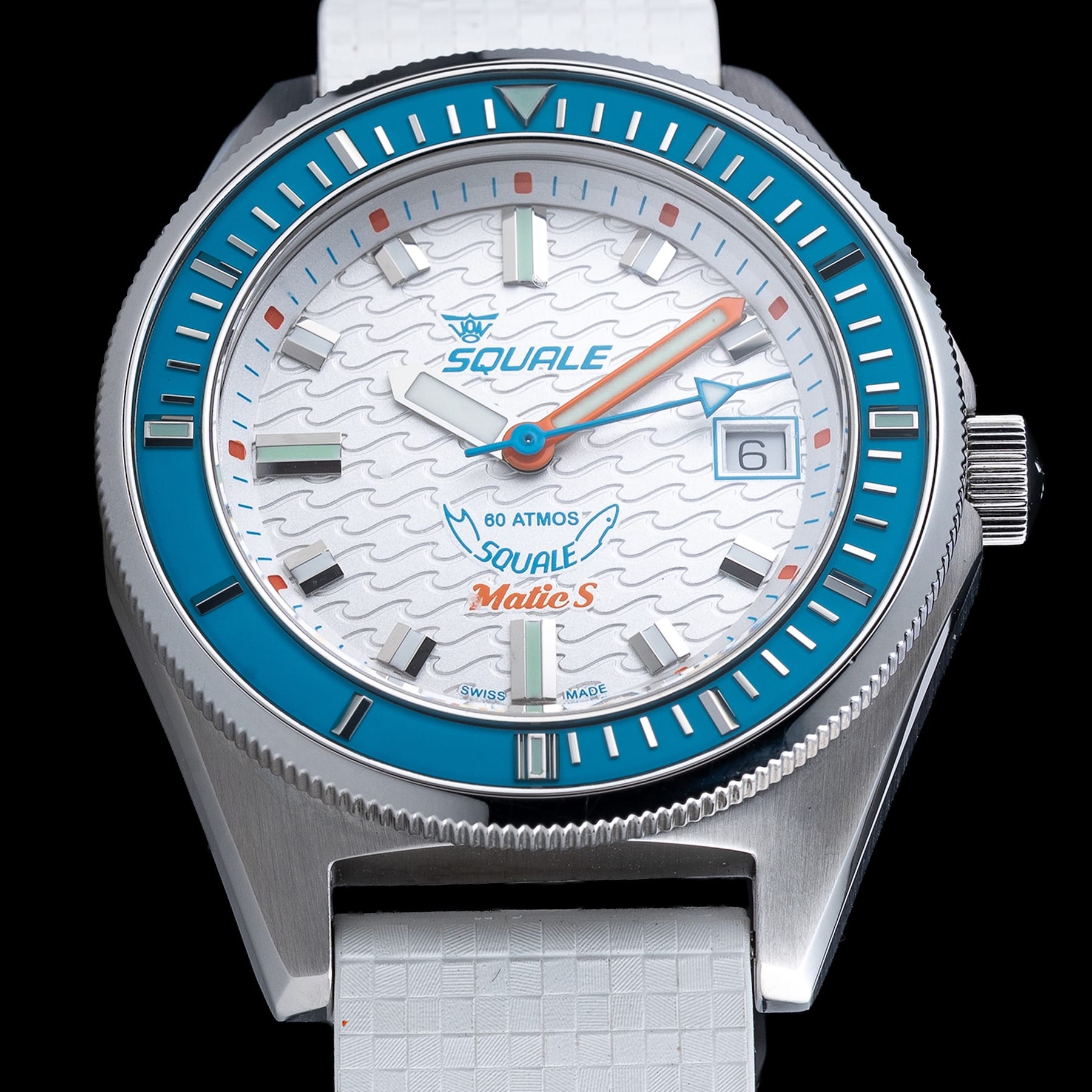 Squale Matic S White Rubber MATICLBWT.MRWT
