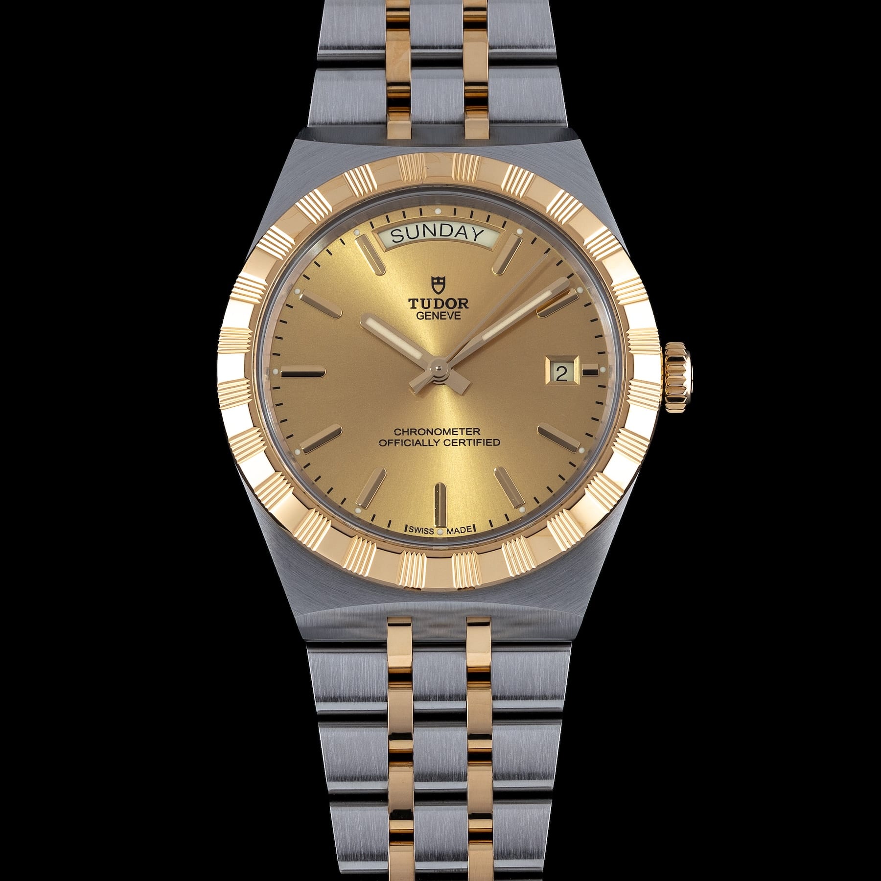 TUDOR Royal Gold Dial 40mm Two-Tone M2840D1A3-0002
