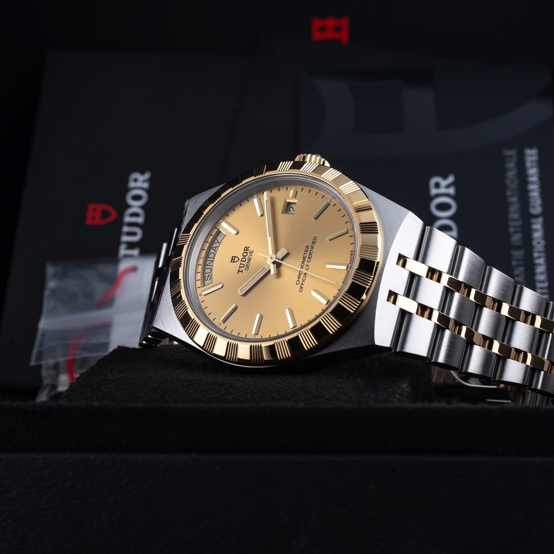 TUDOR Royal Gold Dial 40mm Two-Tone M2840D1A3-0002