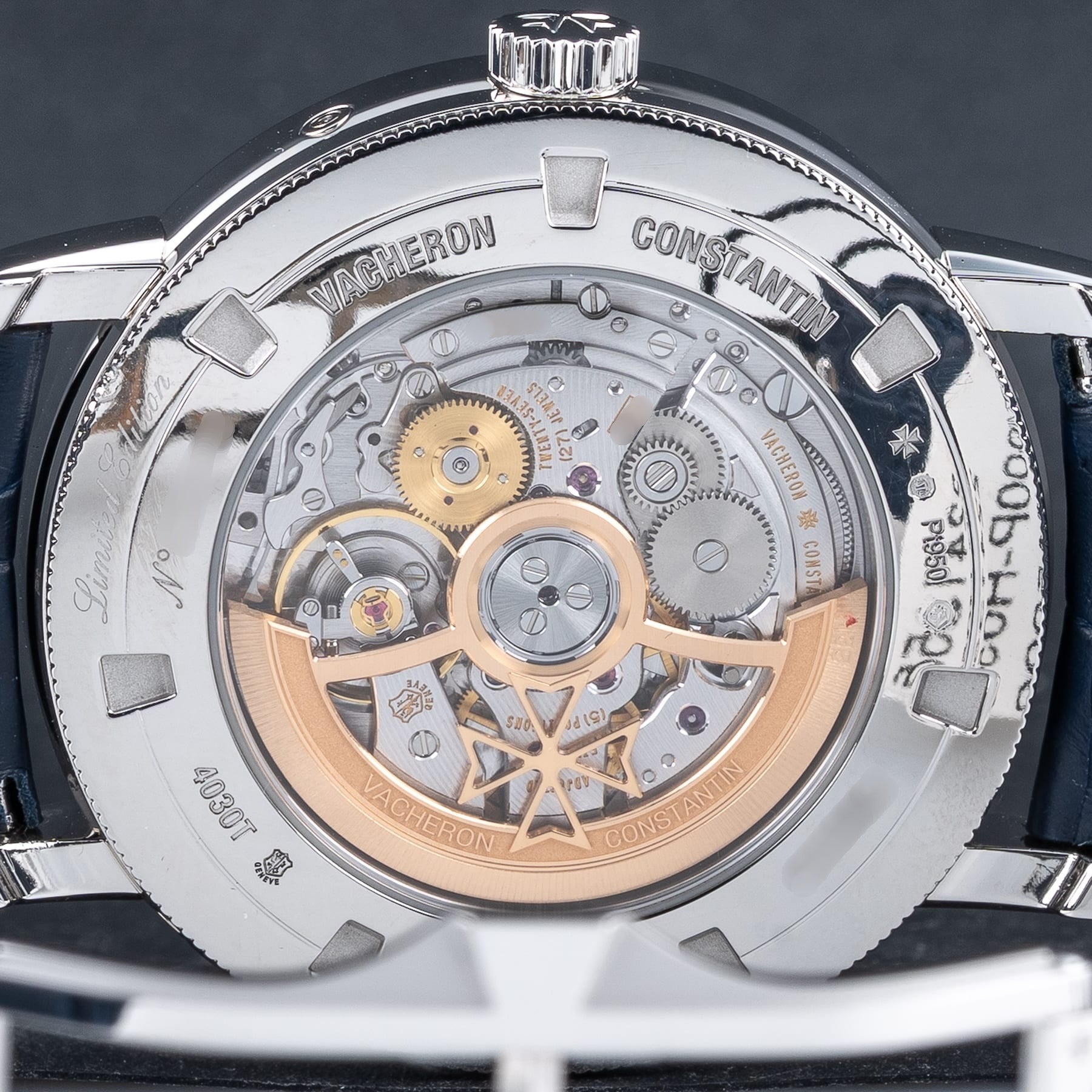 Vacheron Constantin Traditionnelle Perpetual Calendar Retrograde Date Openface 4030T/000P-H054