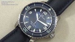 Blancpain Fifty Fathoms Titanium 5015-12B40 Watch Review