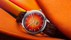 Glashütte Original Sixties Panorama Date Fiery Orange Watch Quick Review (2-39-47-09-02-04)
