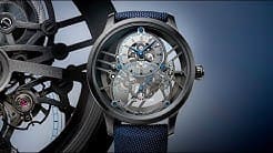 Jaquet Droz Grand Seconde Skelet-One Ceramic J003525541 Black & Blue Quick Review