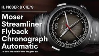 ONLY ONE LEFT! The Moser Streamliner Flyback Chronograph Automatic