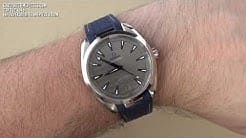 Omega Seamaster Aqua Terra 150M Co-axial Master Chronometer 220.12.41.21.06.001 Watch Review 2019