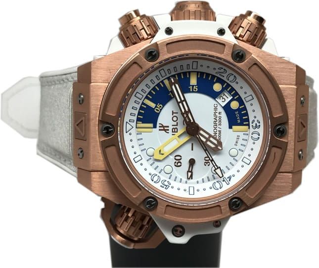 hublot king power chrono in gold