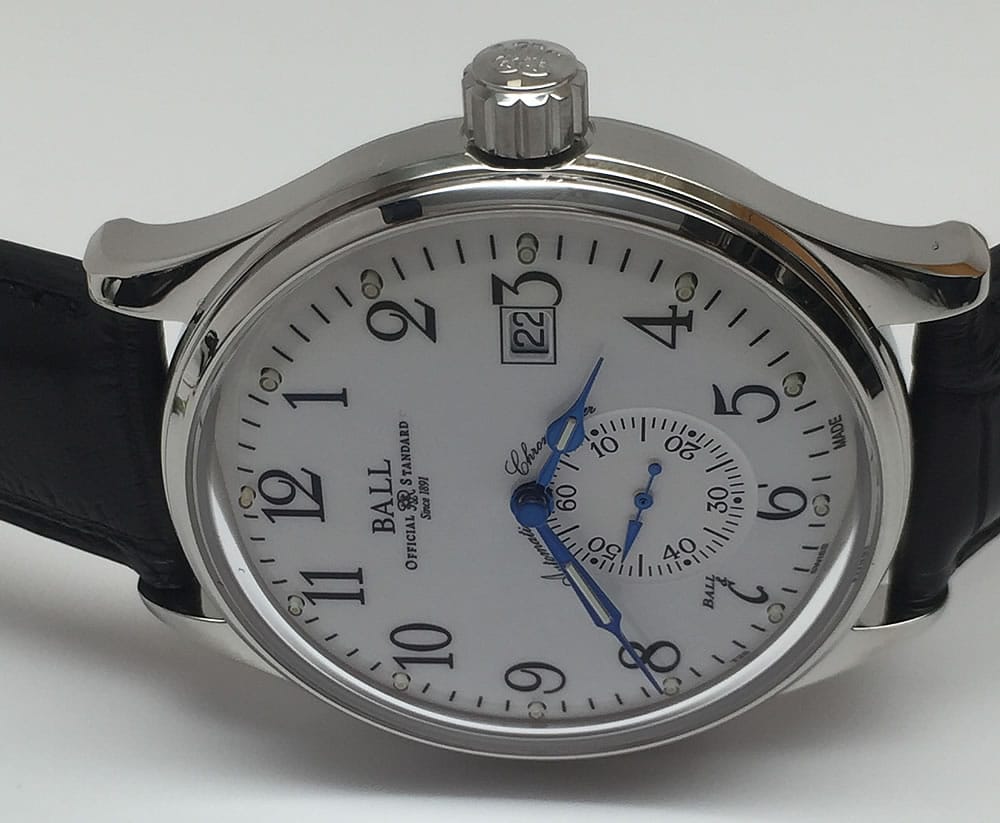 Ball Trainmaster Standard Time Chronometer NM3888D-LL1CJ-WH caliber