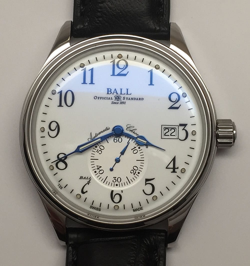 Ball Trainmaster Standard Time Chronometer NM3888D-LL1CJ-WH